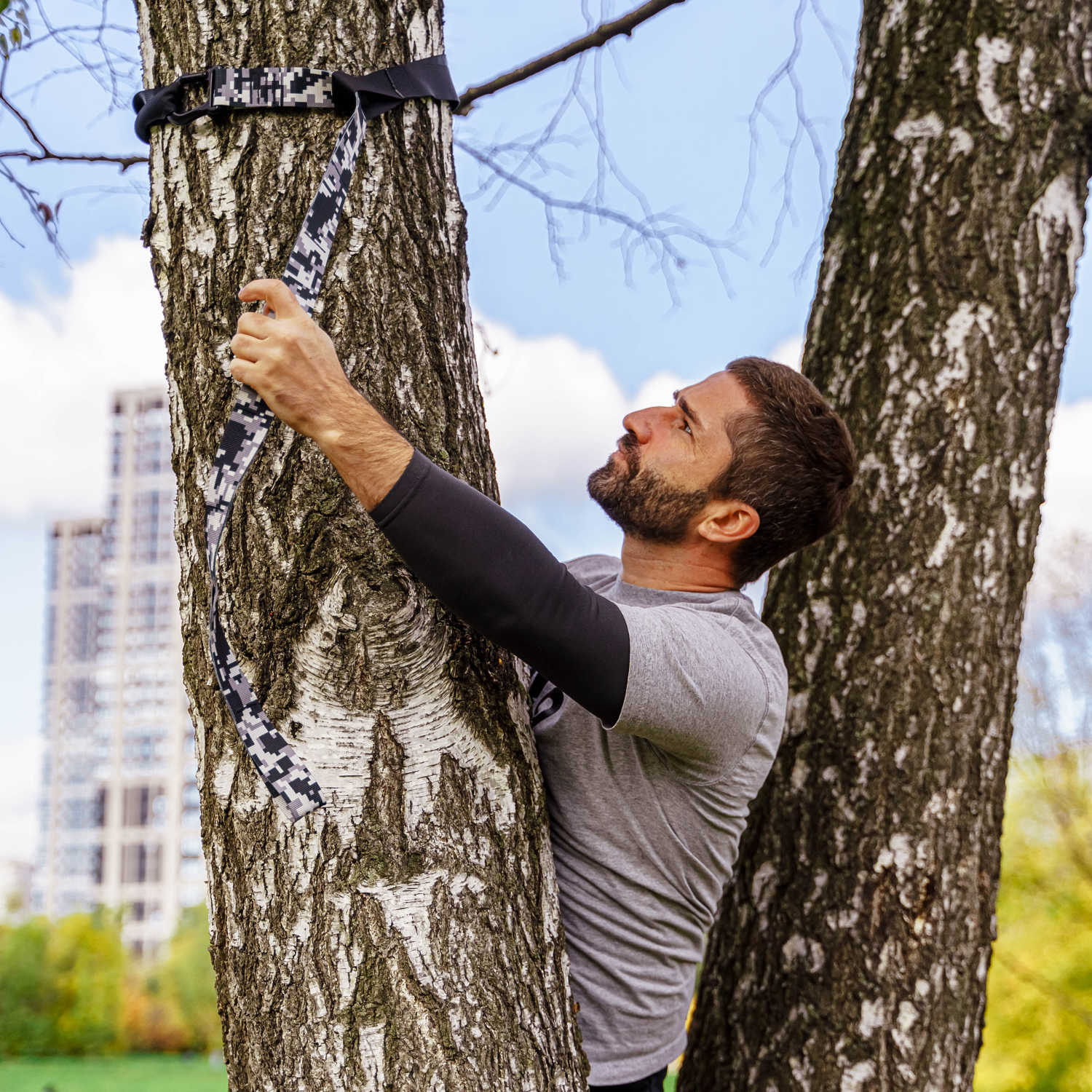 Крепление для дерева для тренировки на функциональных петлях FISIO
