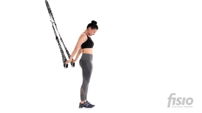 Упражнение на функциональных тренировочных петлях Полный наклон