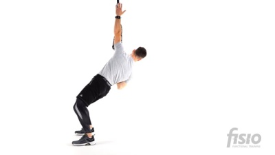 Упражнение на функциональных тренировочных петлях Тяга одной рукой с вращением