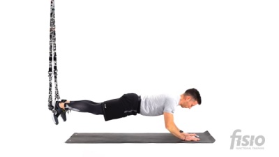 Упражнение на функциональных тренировочных петлях Разгибание предплечья в упоре на ладони
